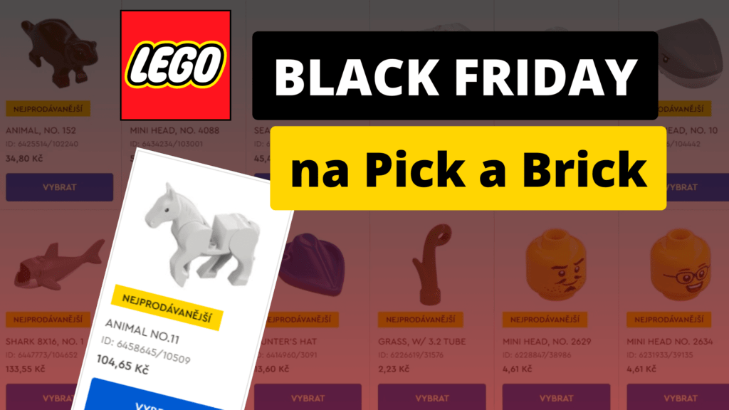 Lego Pick a Brick slevy na Black Friday